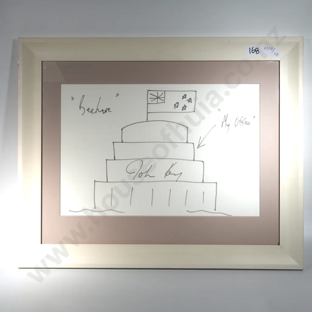 Original John Key Art Work - Beehive Image 1++