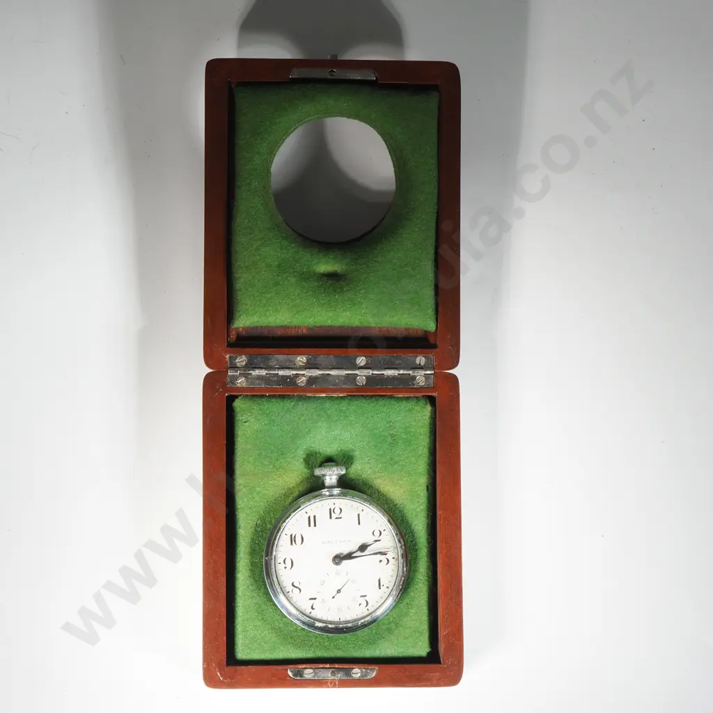 Cased & Boxed Deck Pocket Watch Chronometer w Certificate Image 1++