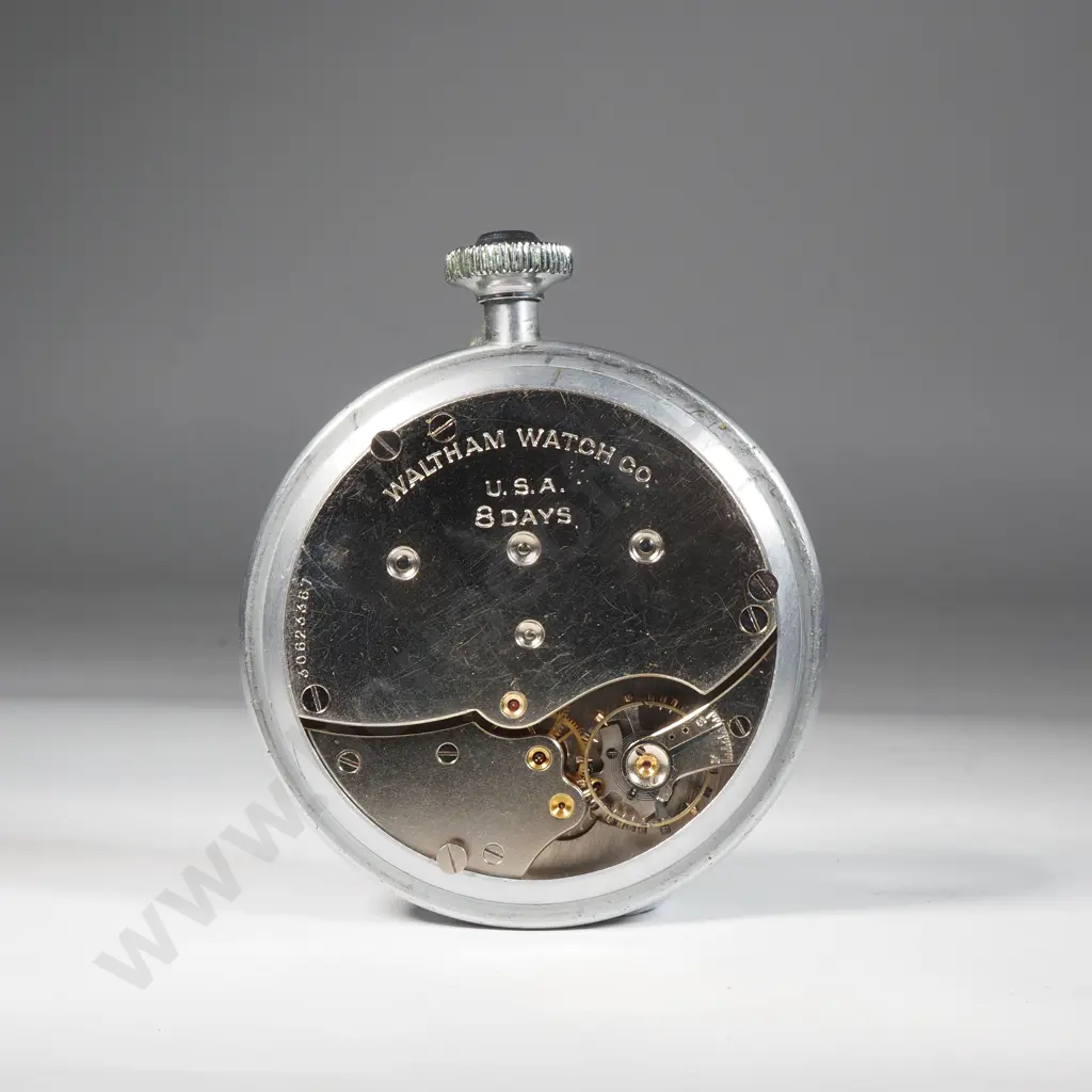 Cased & Boxed Deck Pocket Watch Chronometer w Certificate Image 1++