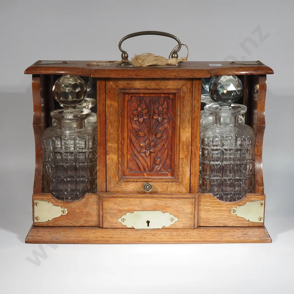 Two Decanter Tantalus  Image 1++