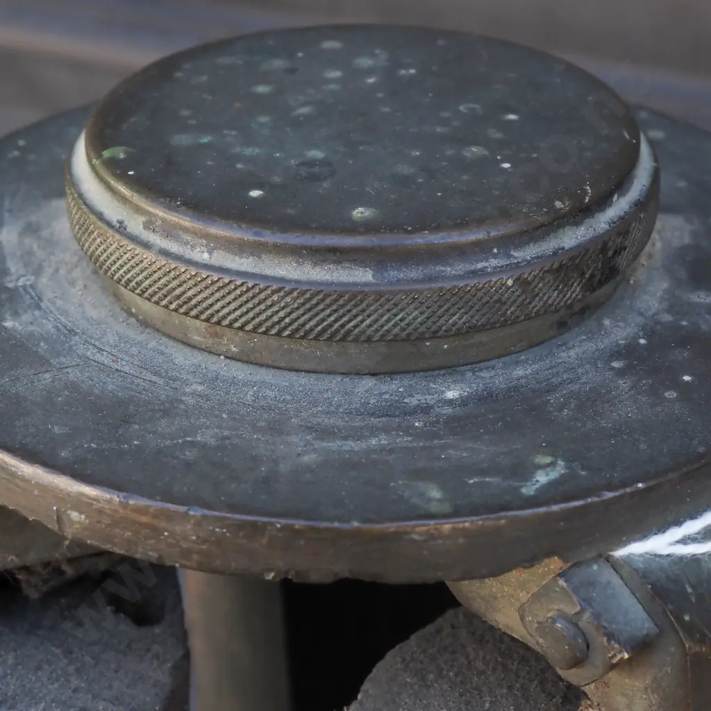 Vintage Wooden Surveyor's Tripod w Brass Fittings Image 1++