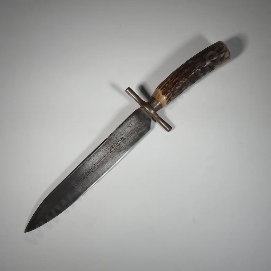 Mid 19th Century Gentleman's Bone Handled Dagger  Image 1++