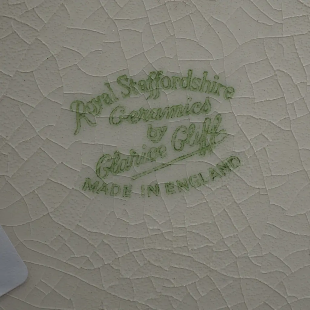 A Clarice Cliff ‘Lotus' vase - circa 1940 Moulded As An Open Flower With Bud Decoration Image 1++