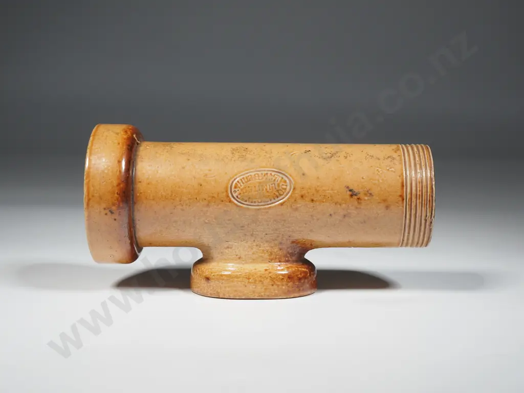 Miniature T Section Glazed Earthenware Doulton Lambeth - Stamped Image 1++