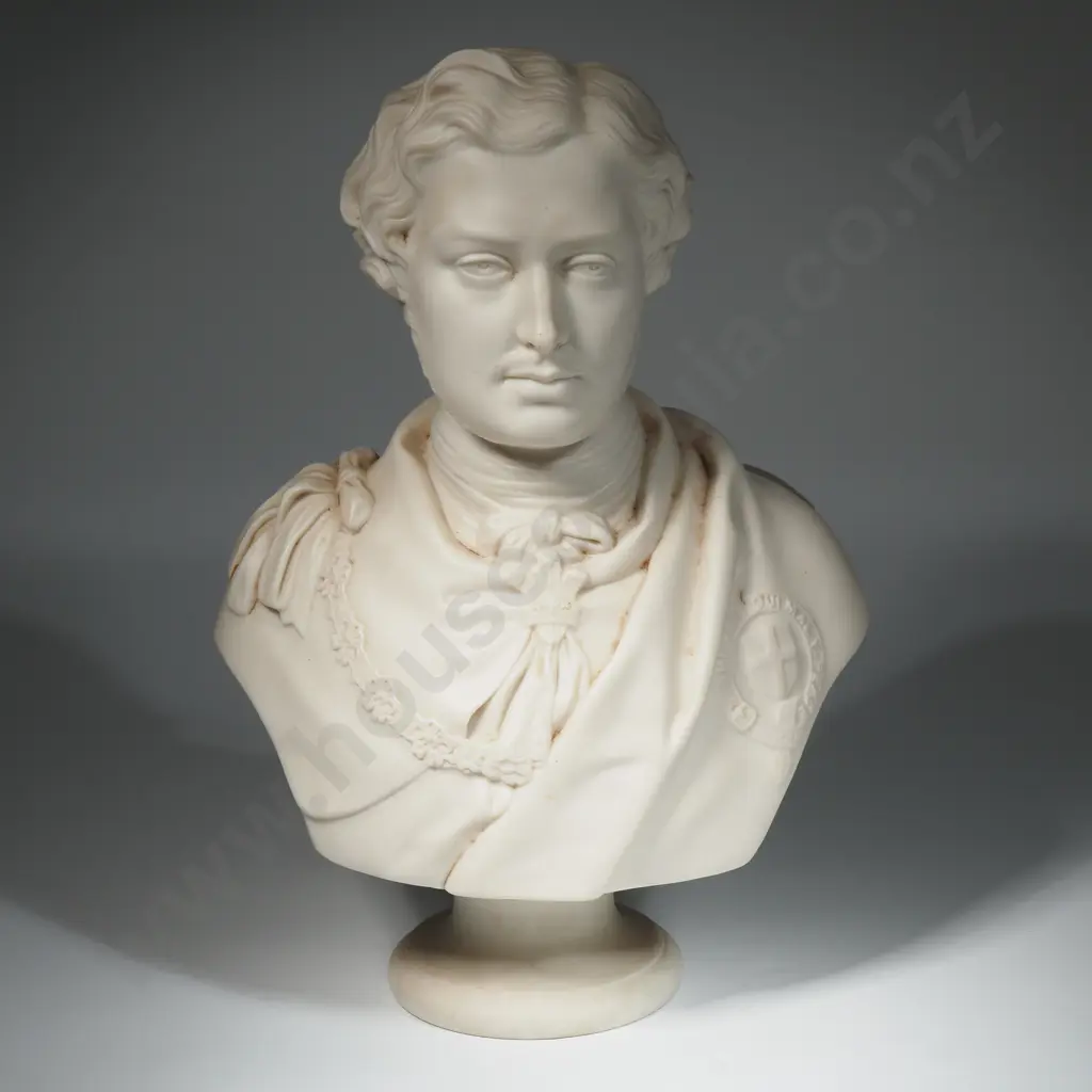 Antique Parian Ware Bust Of Prince Albert Image 1++