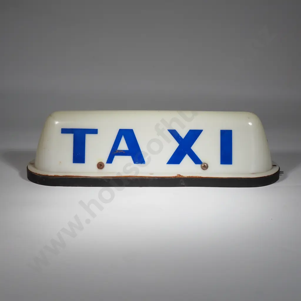 Vintage Magnetic Taxi Sign  Image 1++