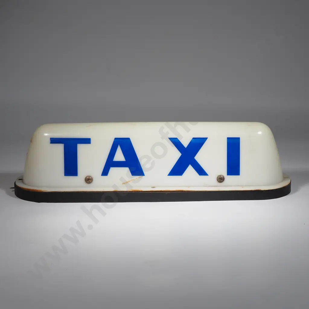 Vintage Magnetic Taxi Sign  Image 1++