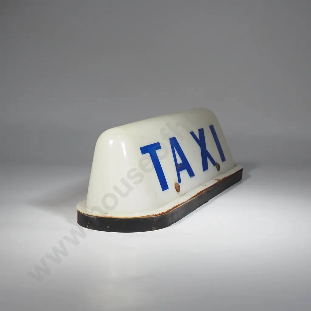 Vintage Magnetic Taxi Sign  Image 1++
