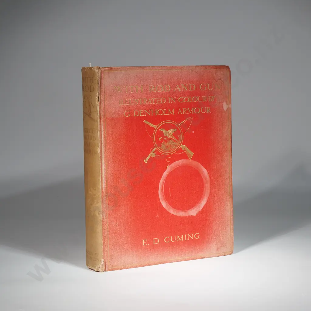 'With Rod & Gun' Ilustrated In Colour By G Denholm Armour - Author ED Cuming Image 1++