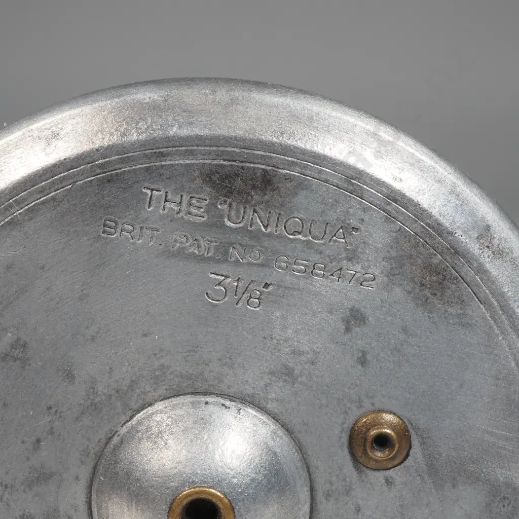 Vintage Hardy Bros Fly Fishing Reel - The 'Uniqua' 3 1/8" Image 1++