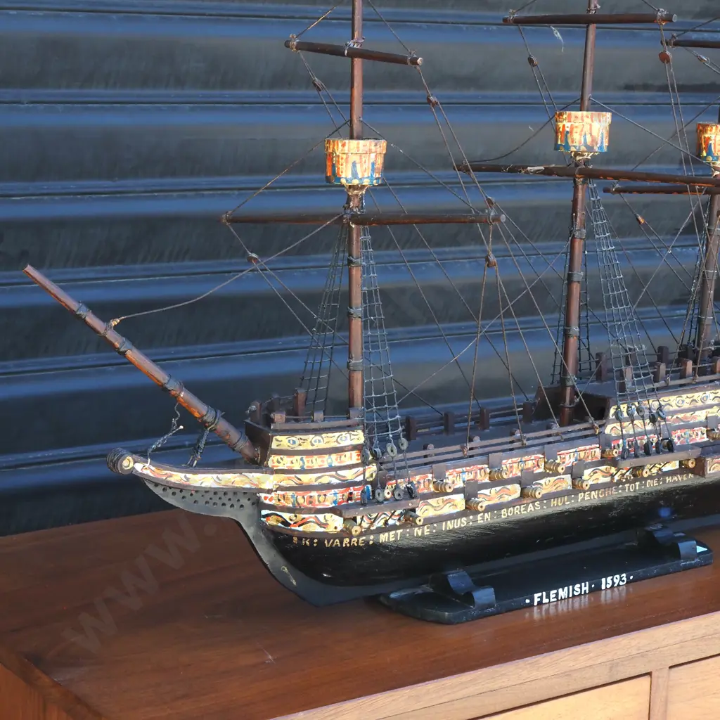 Impressive Model Ship - Flemish 1593 Image 1++