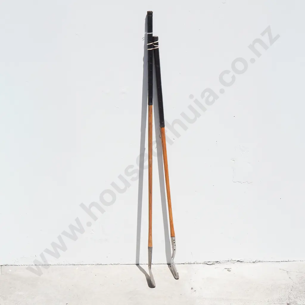 Vintage Hickory Shaft Fife Kinghorn Mid Iron & A William Girson & Co Mashie No 2 Golf Club Image 1++