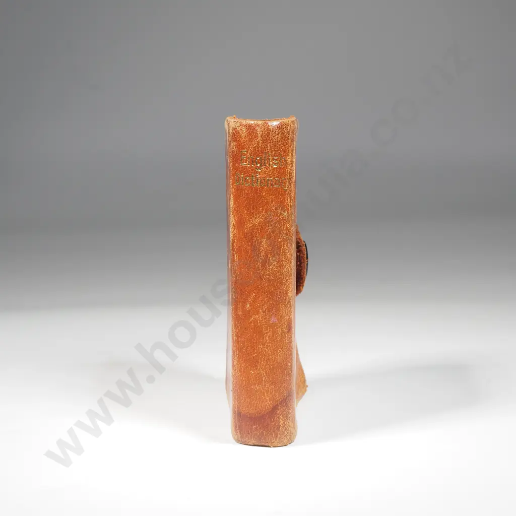Miniature Leather Bound English Dictionary  Image 1++