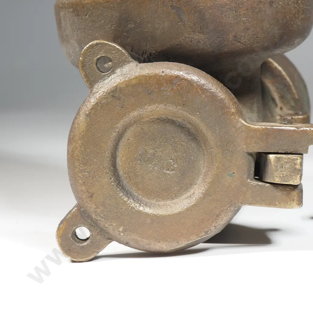 Large Brass Train Whistle & Antique Train Book "Swingles Modern Locomotive Engineering Handy Book" Image 1++