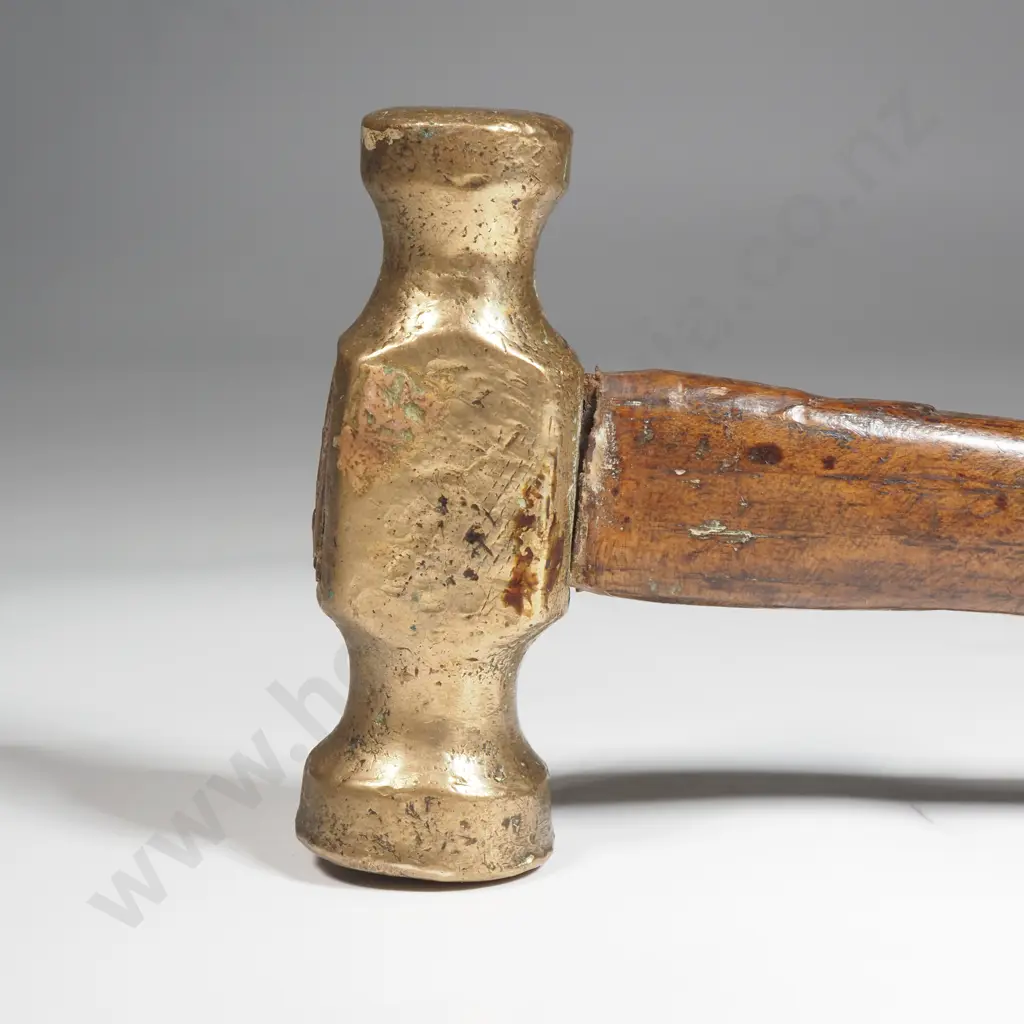 Vintage Ball-Peen Hammer Also Known As A Machinist's Hammer Image 1++