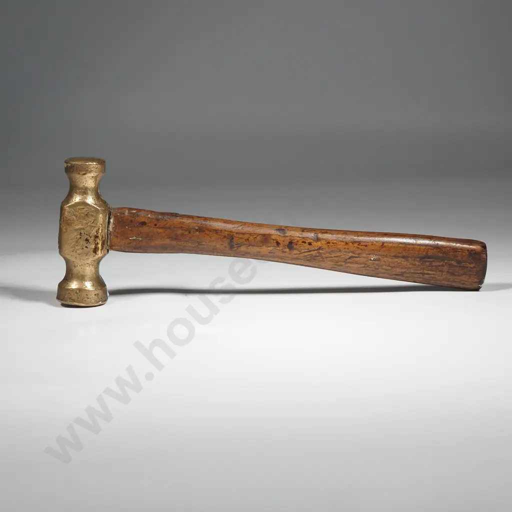 Vintage Ball-Peen Hammer Also Known As A Machinist's Hammer Image 1++