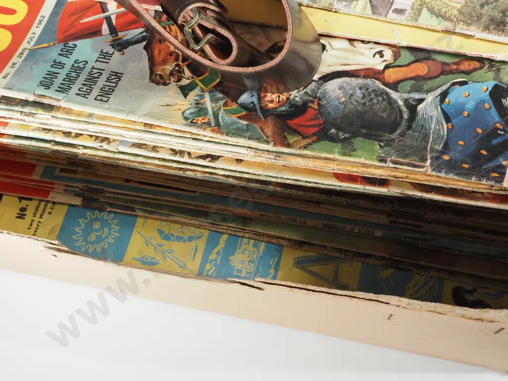 Large Assorted Lot of Look & Learn Comics - Soviet Belt & WW2 Sergants & Corporals Patches Image 1++