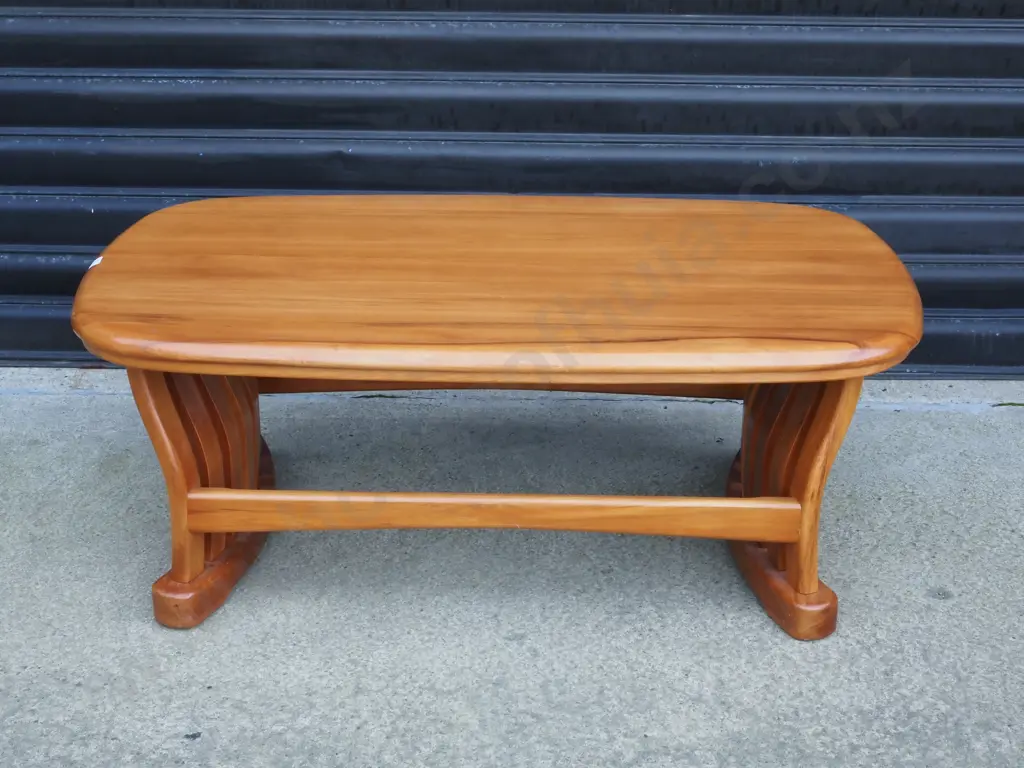 Sorenmobler 'Riviera' Heart Rimu Coffee Table Image 1++