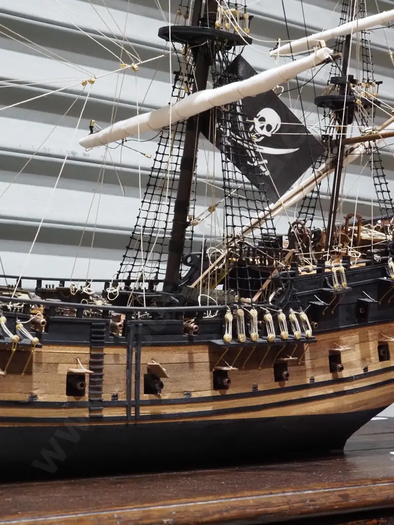 Very Large Black Pearl Model, Hatchet Artworks Models - Pirates of the Caribbean & Other Ephemera Image 1++