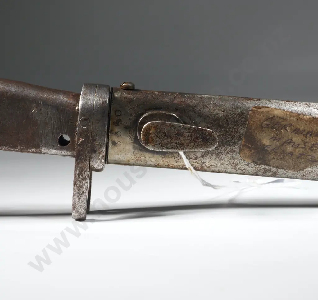 German Mauser Ersatz Bayonet w 1940 Dated Scabbard Image 1++