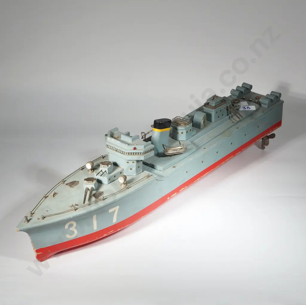 Model US Torpedo Boat. Numbered  317  Image 1++