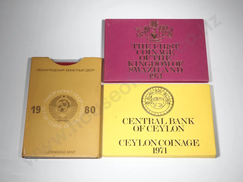 Three World Proof Coin Sets  Image 1++