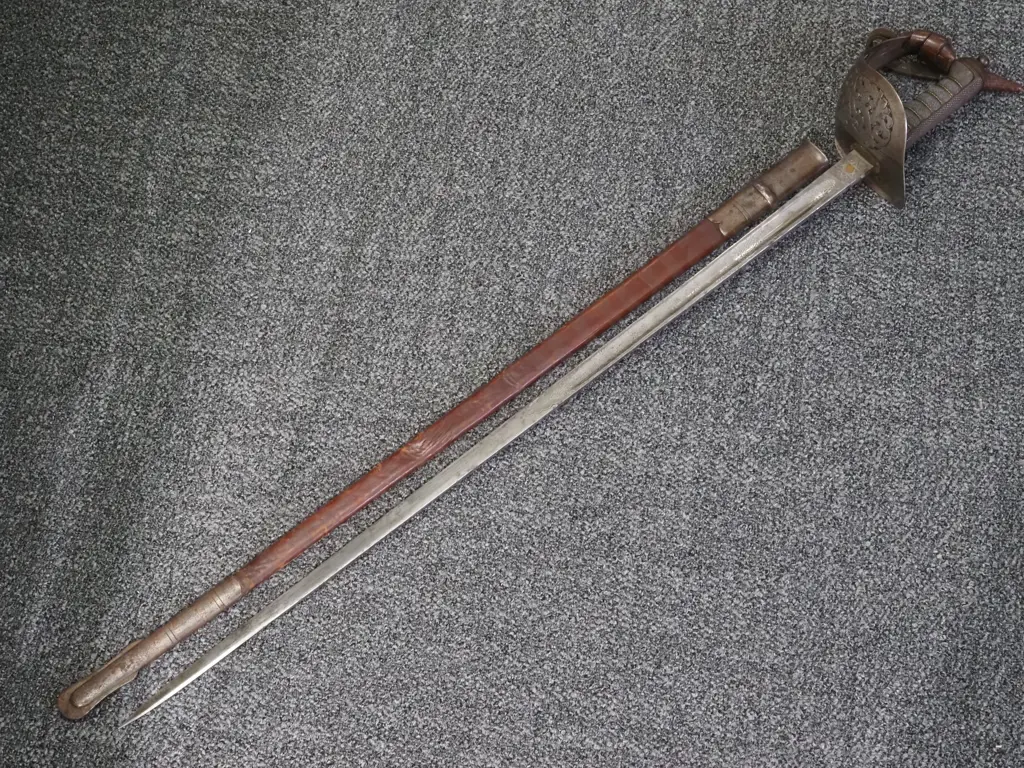 1897 Pattern Officers Sword George 5 Wilkinson - Reinforced Scabbard  Image 1++