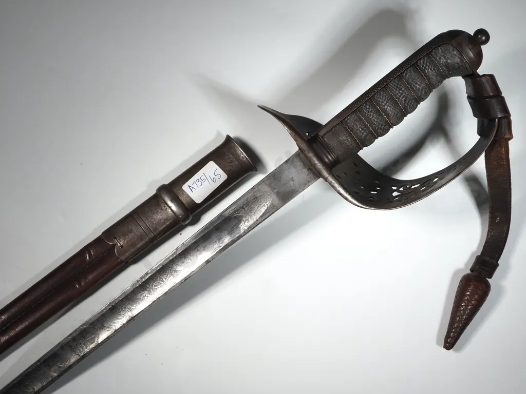 1897 Pattern Officers Sword George 5 Wilkinson - Reinforced Scabbard  Image 1++