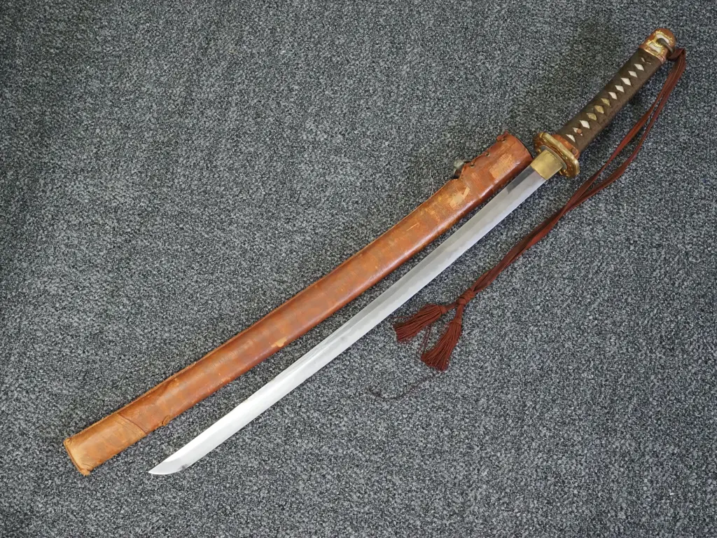 Japanese WWII Gunto w Edo Period Blade Image 1++