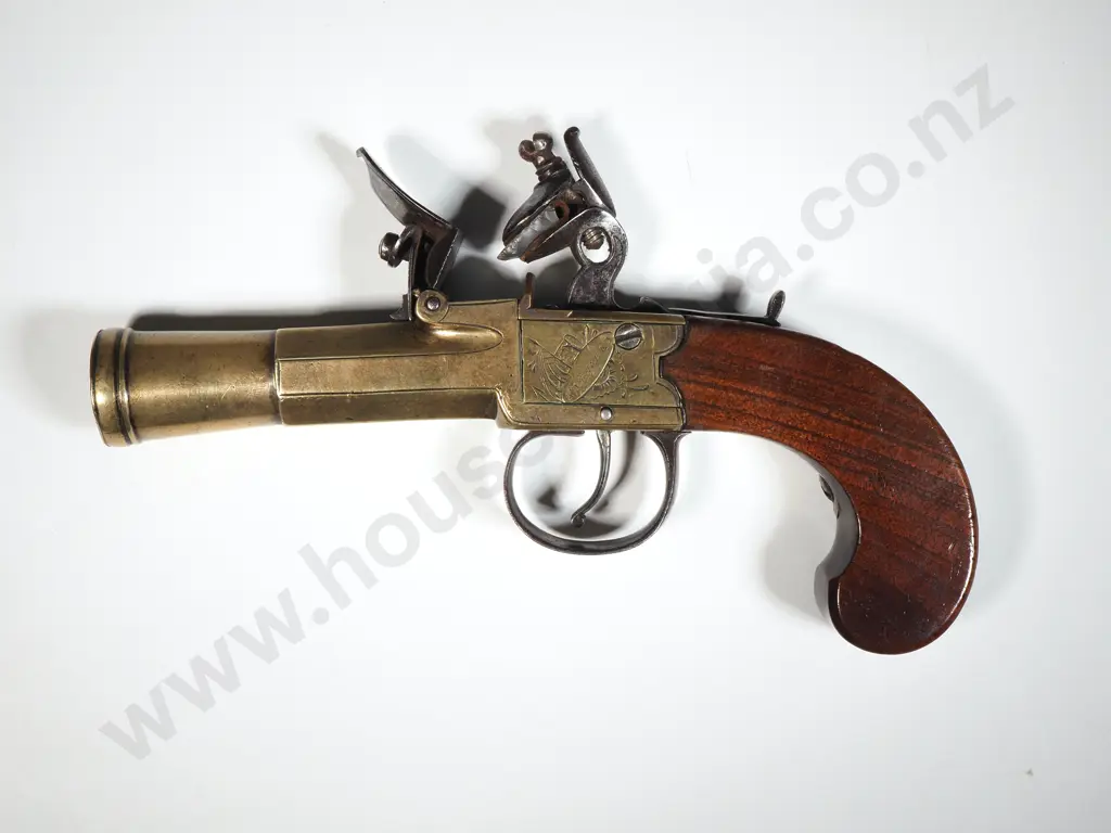 18th Century English Blunderbuss Pistol by Knubley - London w Birmingham Proof Marks Image 1++