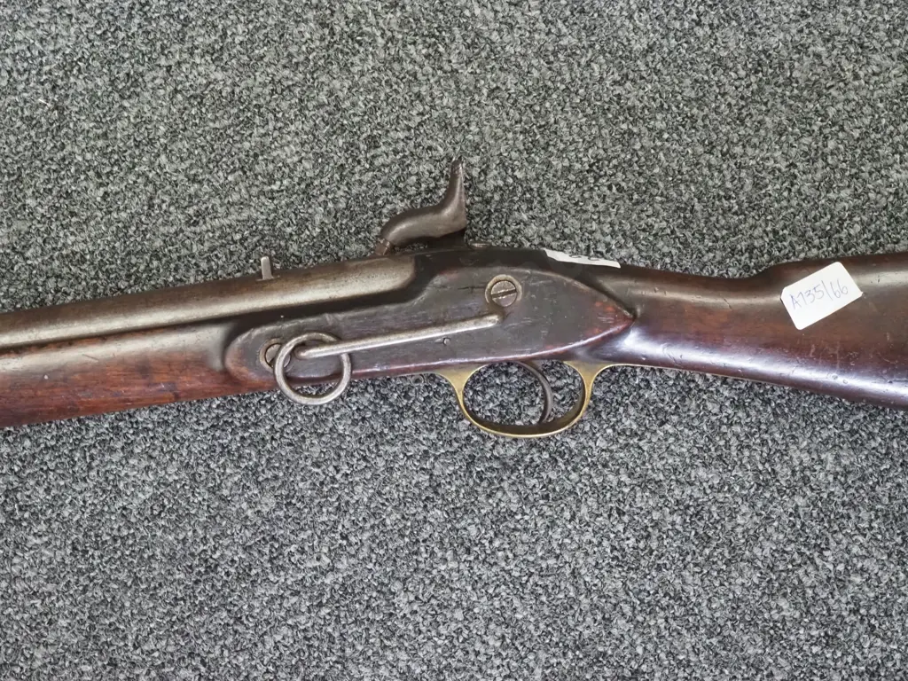 Enfield Style Percussion Cavalry Carbine w Split Butt Plate - Made in India Image 1++