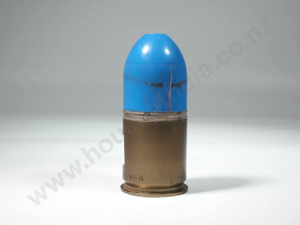 40mm M118 Practice Grenade Round. An Inert Training Round Used w Grenade Launchers Such As The M79 & M203 Image 1++