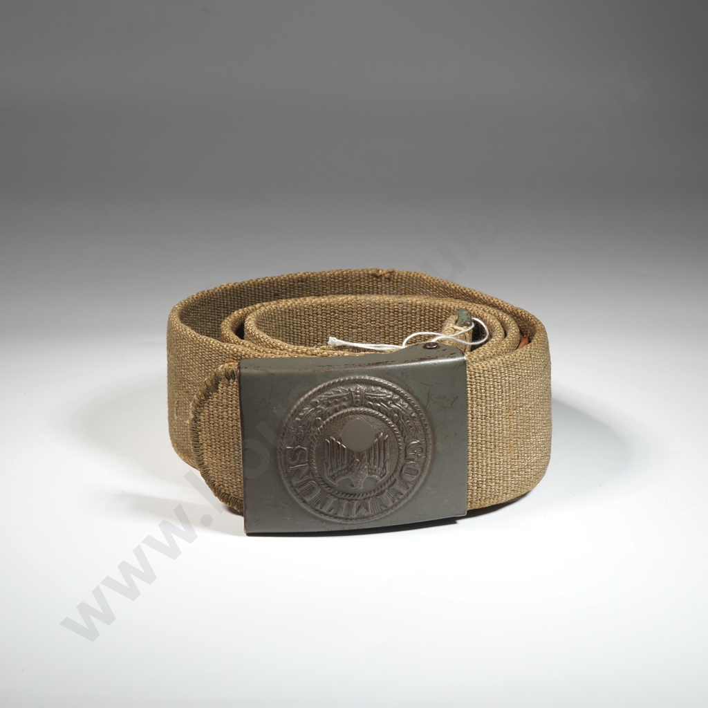 WW2 German Web Belt w Accompanying Buckle  Image 1++