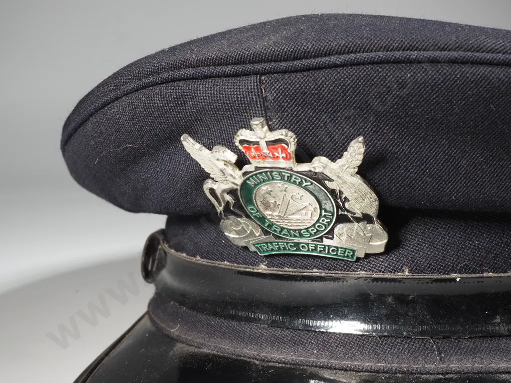 1980s Ministry of Transport Peaked Traffic Officers Cap  Image 1++