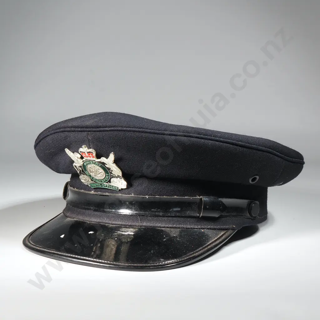 1980s Ministry of Transport Peaked Traffic Officers Cap  Image 1++