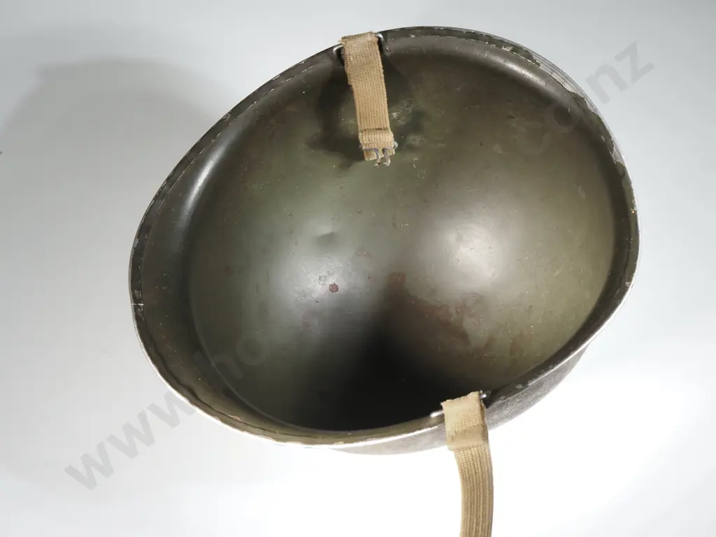 WW2 American M1 Helmet, No Liner w Split to Front of Rim Image 1++