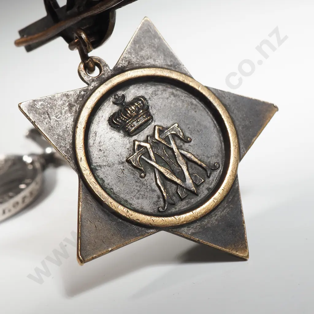 Victorian English Royal Navy Group of Three Medals - Egypt 1882 Medal - LSGC & Khedives Star - John Oneil Boatswains Mat Image 1++