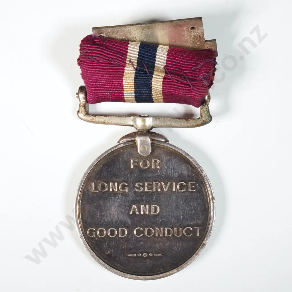 WW2 NZ Police Long Service Medal to 3040 Constable A R Gibson NZ Police 1943 Image 1++