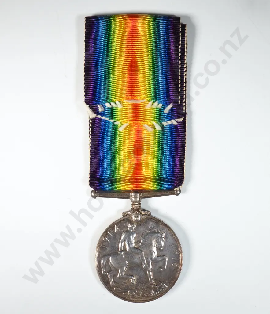 WW1 British War Medal to 5/903 Pt E Wawman NZEF Image 1++