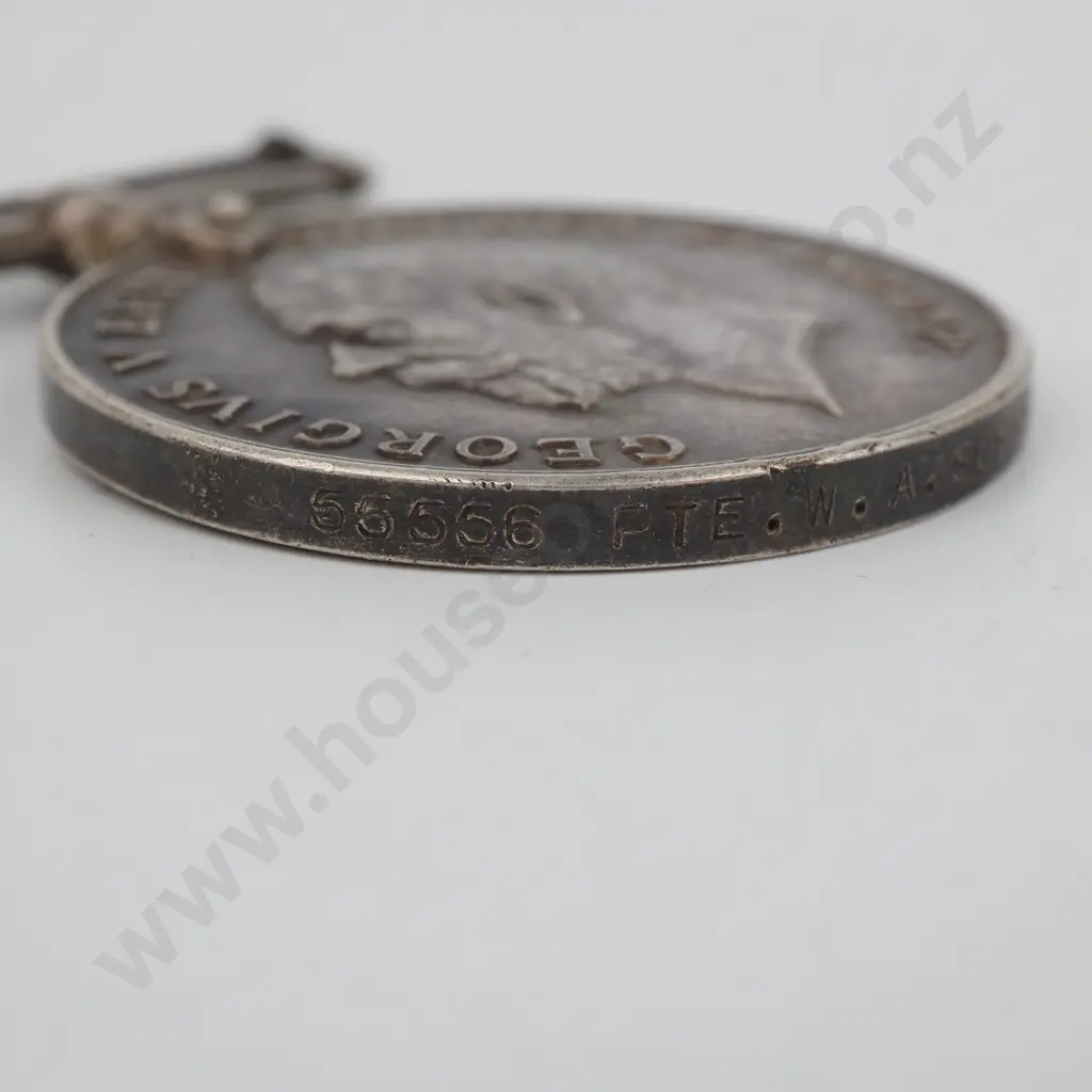 WW1 British War Medal to 55556 Pte W A Sorrell Image 1++