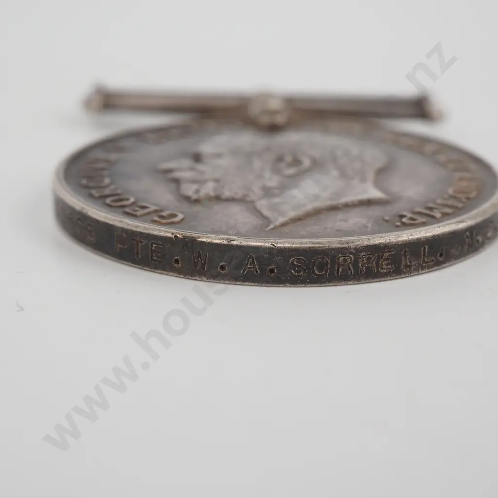 WW1 British War Medal to 55556 Pte W A Sorrell Image 1++