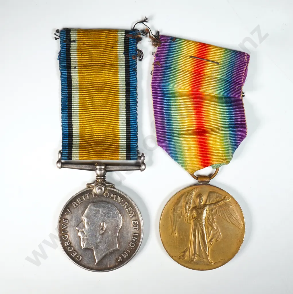 WW1 Pair to 9.2265 CPL W R Langley - 10th Reinforcements WIA 17/9/1916  Image 1++