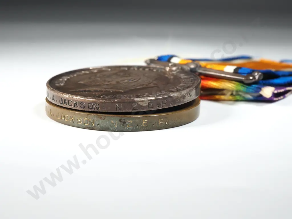 WW1 Trio to 24/1089 Sjt Athol Jackson NZEF  Image 1++