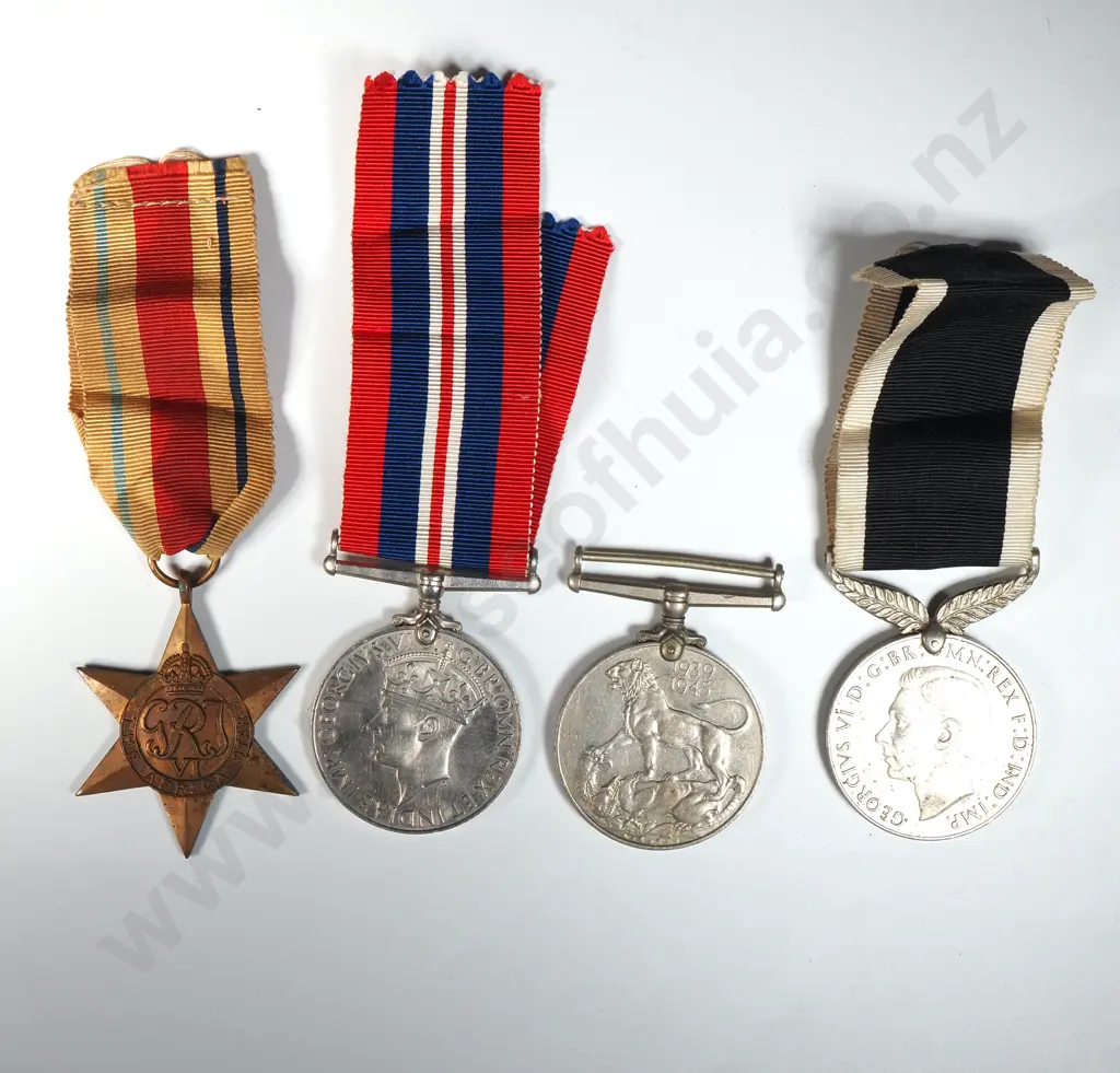 Four WW2 Medals Image 1++