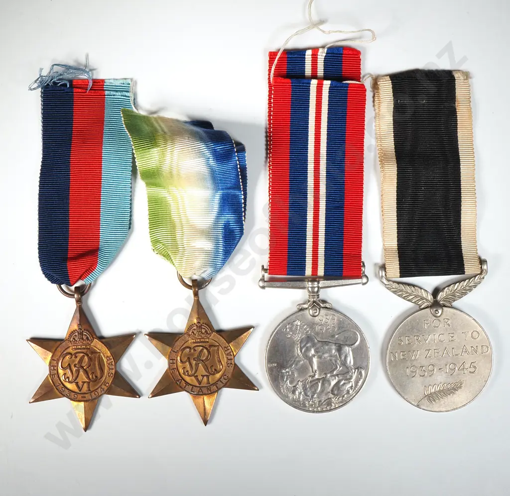 WW2 New Zealand Atlantic Star Group Image 1++