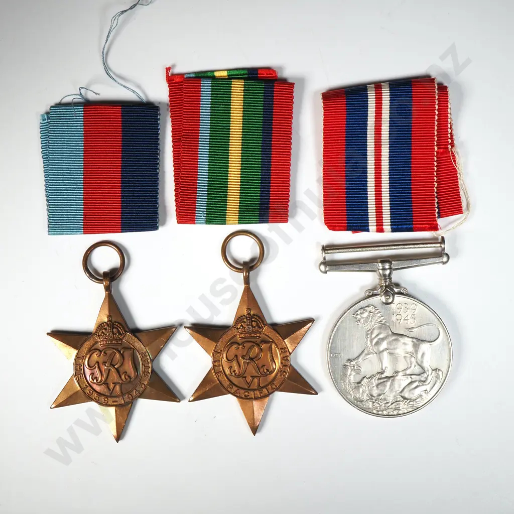 Three WW2 Medals  Image 1++
