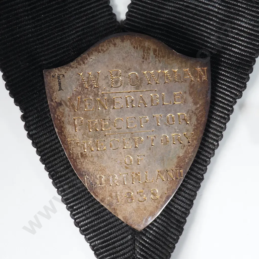 Assorted Sterling Silver & Enamel Lodge Medals  Image 1++