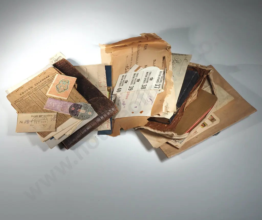 Large Collection of WW1 Documents / Stamps / Ephemera  Image 1++