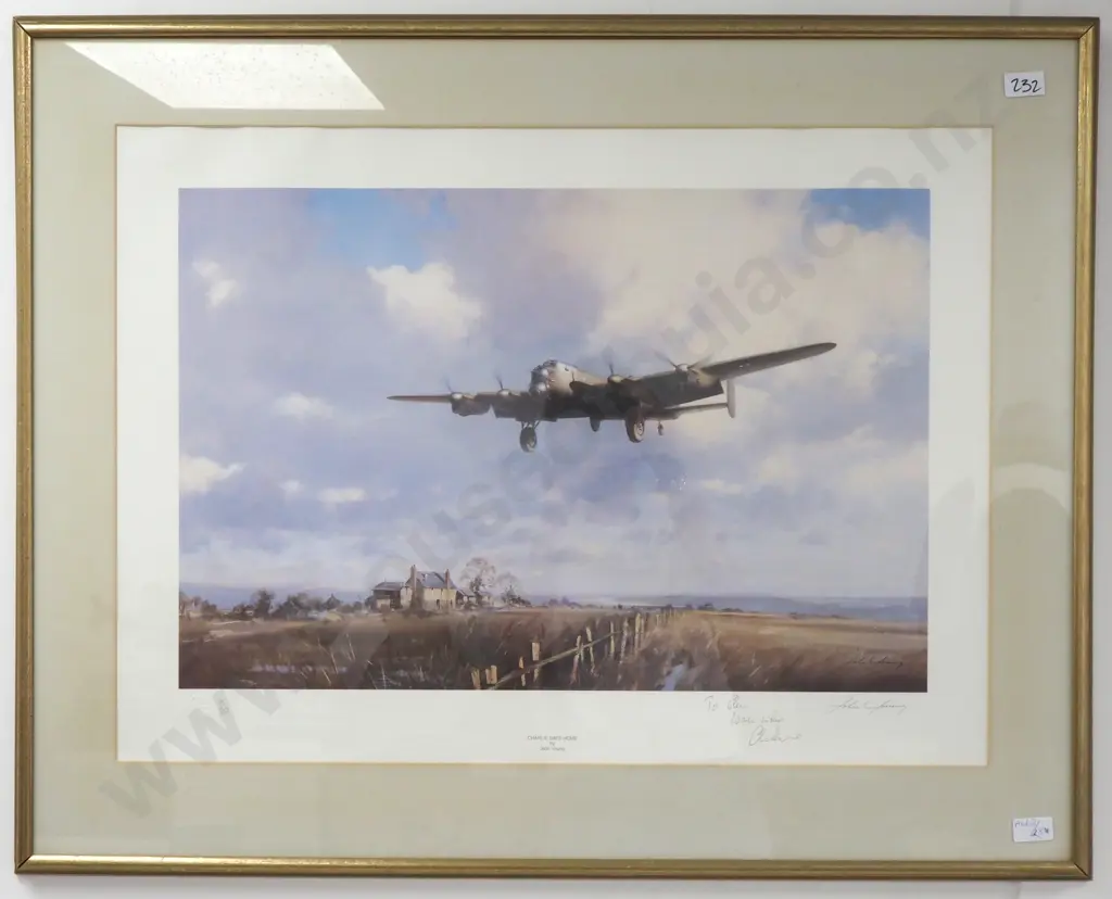 John Young. Charlie Safe Home. Signed Reproduction Print - 95/850. - Signed by Leonard Cheshire Image 1++