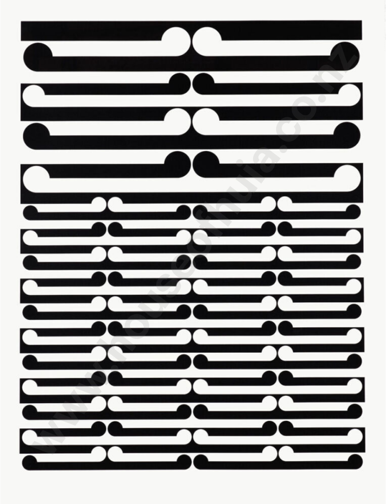 Gordon Walters. 1971. Genealogy III. Screenprint on Paper. Edition 78/100. Image 1++